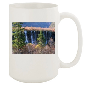 Waterfalls 15oz White Mug