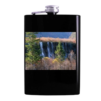 Waterfalls Hip Flask