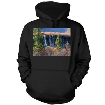 Waterfalls Mens Pullover Hoodie Sweatshirt