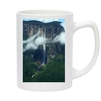 Waterfalls 14oz White Statesman Mug