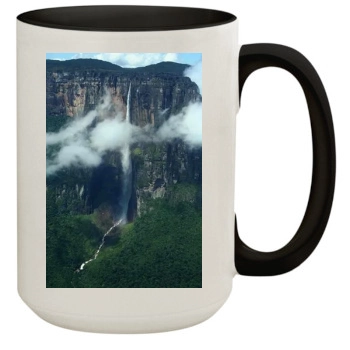 Waterfalls 15oz Colored Inner & Handle Mug