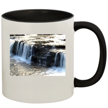 Waterfalls 11oz Colored Inner & Handle Mug