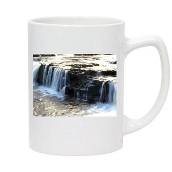 Waterfalls 14oz White Statesman Mug