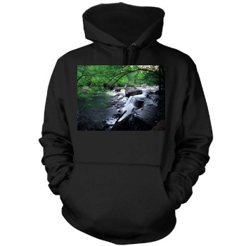 Waterfalls Mens Pullover Hoodie Sweatshirt