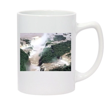 Waterfalls 14oz White Statesman Mug