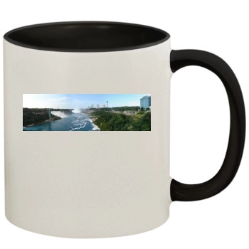 Waterfalls 11oz Colored Inner & Handle Mug