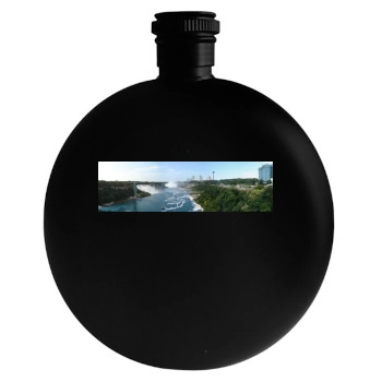 Waterfalls Round Flask