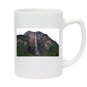 Waterfalls 14oz White Statesman Mug