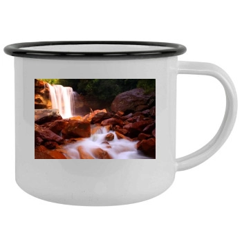 Waterfalls Camping Mug