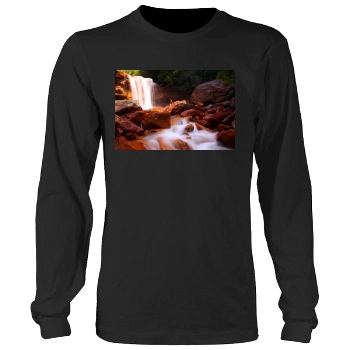 Waterfalls Men's Heavy Long Sleeve TShirt