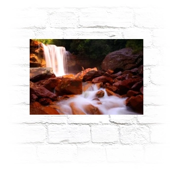 Waterfalls Metal Wall Art