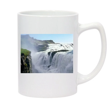 Waterfalls 14oz White Statesman Mug