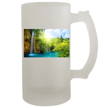 Waterfalls 16oz Frosted Beer Stein