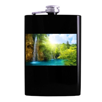 Waterfalls Hip Flask