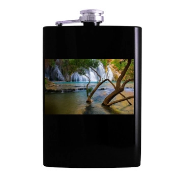 Waterfalls Hip Flask