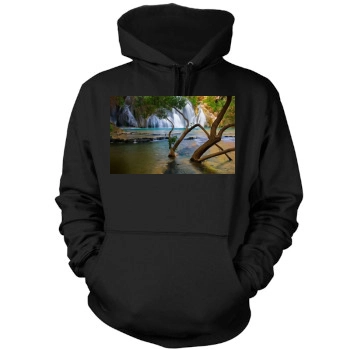 Waterfalls Mens Pullover Hoodie Sweatshirt