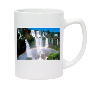 Waterfalls 14oz White Statesman Mug