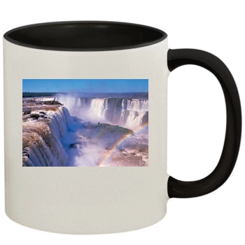 Waterfalls 11oz Colored Inner & Handle Mug