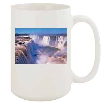 Waterfalls 15oz White Mug