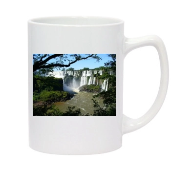 Waterfalls 14oz White Statesman Mug