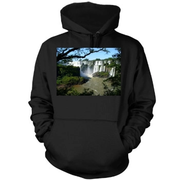 Waterfalls Mens Pullover Hoodie Sweatshirt