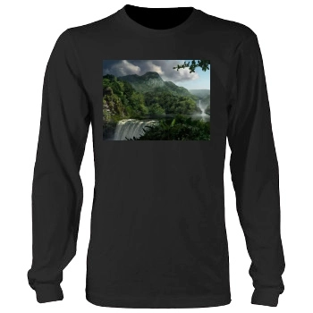 Waterfalls Men's Heavy Long Sleeve TShirt