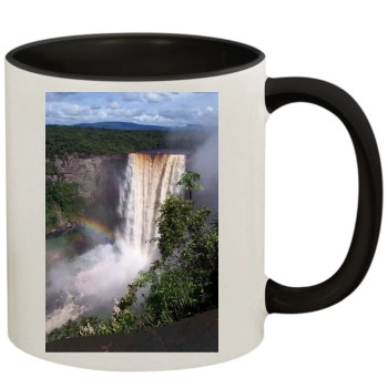 Waterfalls 11oz Colored Inner & Handle Mug