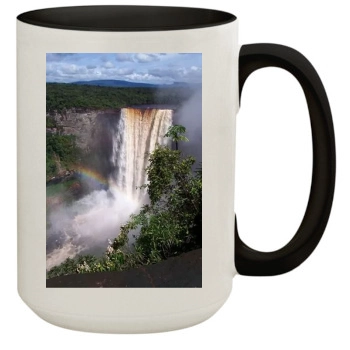 Waterfalls 15oz Colored Inner & Handle Mug