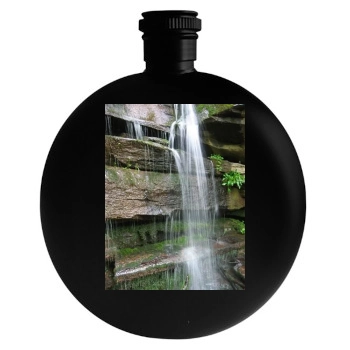 Waterfalls Round Flask