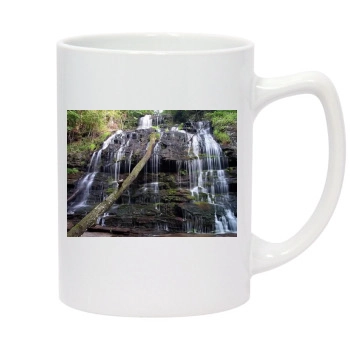 Waterfalls 14oz White Statesman Mug