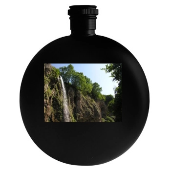 Waterfalls Round Flask