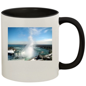 Waterfalls 11oz Colored Inner & Handle Mug