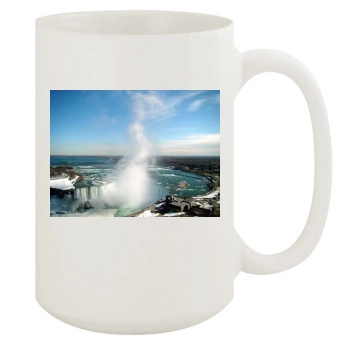 Waterfalls 15oz White Mug