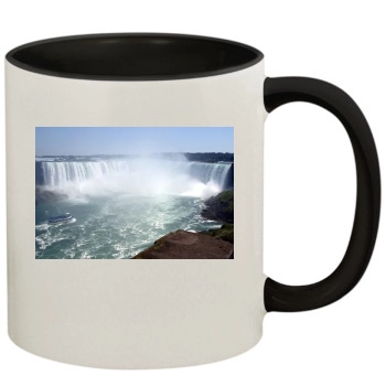 Waterfalls 11oz Colored Inner & Handle Mug