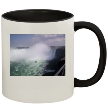 Waterfalls 11oz Colored Inner & Handle Mug