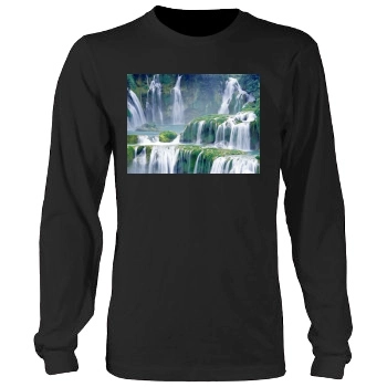 Waterfalls Men's Heavy Long Sleeve TShirt