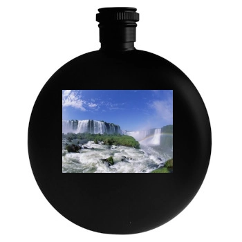 Waterfalls Round Flask