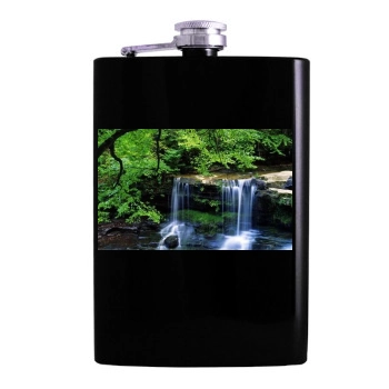 Waterfalls Hip Flask