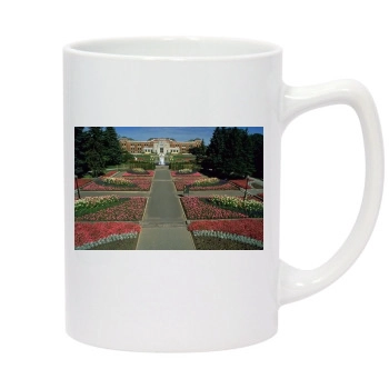 Botanical Gardens 14oz White Statesman Mug