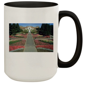 Botanical Gardens 15oz Colored Inner & Handle Mug