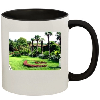 Botanical Gardens 11oz Colored Inner & Handle Mug