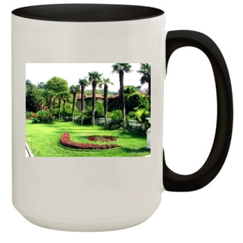 Botanical Gardens 15oz Colored Inner & Handle Mug