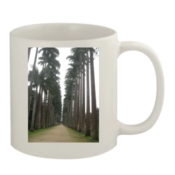 Botanical Gardens 11oz White Mug