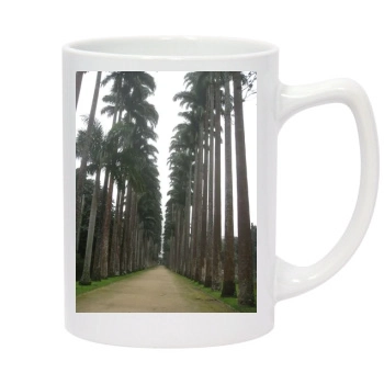 Botanical Gardens 14oz White Statesman Mug