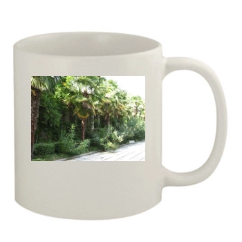 Botanical Gardens 11oz White Mug