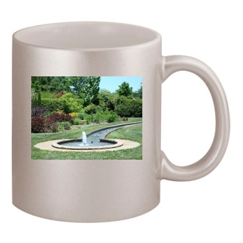 Botanical Gardens 11oz Metallic Silver Mug