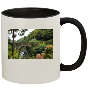 Botanical Gardens 11oz Colored Inner & Handle Mug