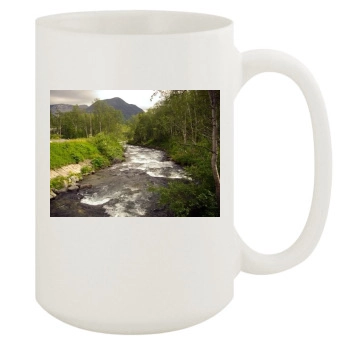 Botanical Gardens 15oz White Mug