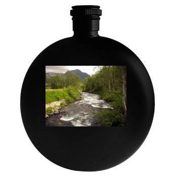 Botanical Gardens Round Flask