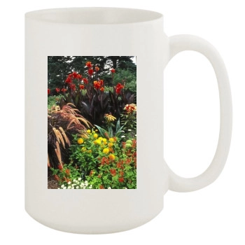 Botanical Gardens 15oz White Mug